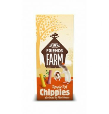 8x Tiny Friends Farm Reggie Rat Chippies 120 gr