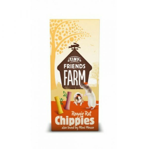 8x Tiny Friends Farm Reggie Rat Chippies 120 gr