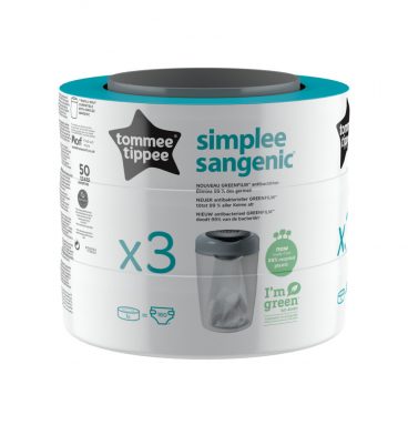 6x Tommee Tippee Simplee Sangenic Navulcassette 3 stuks