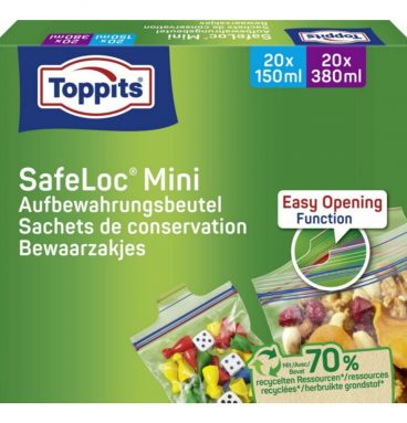 Toppits Safeloc Mini Zip-Zakjes 40 stuks