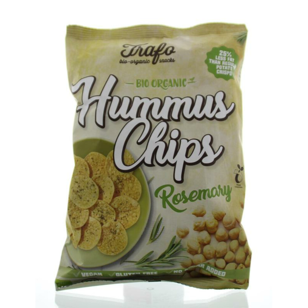 6x Trafo Hummus Chips Rozemarijn 75 gr