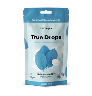 True Gum True Drops Keelpastilles Menthol 70 gr