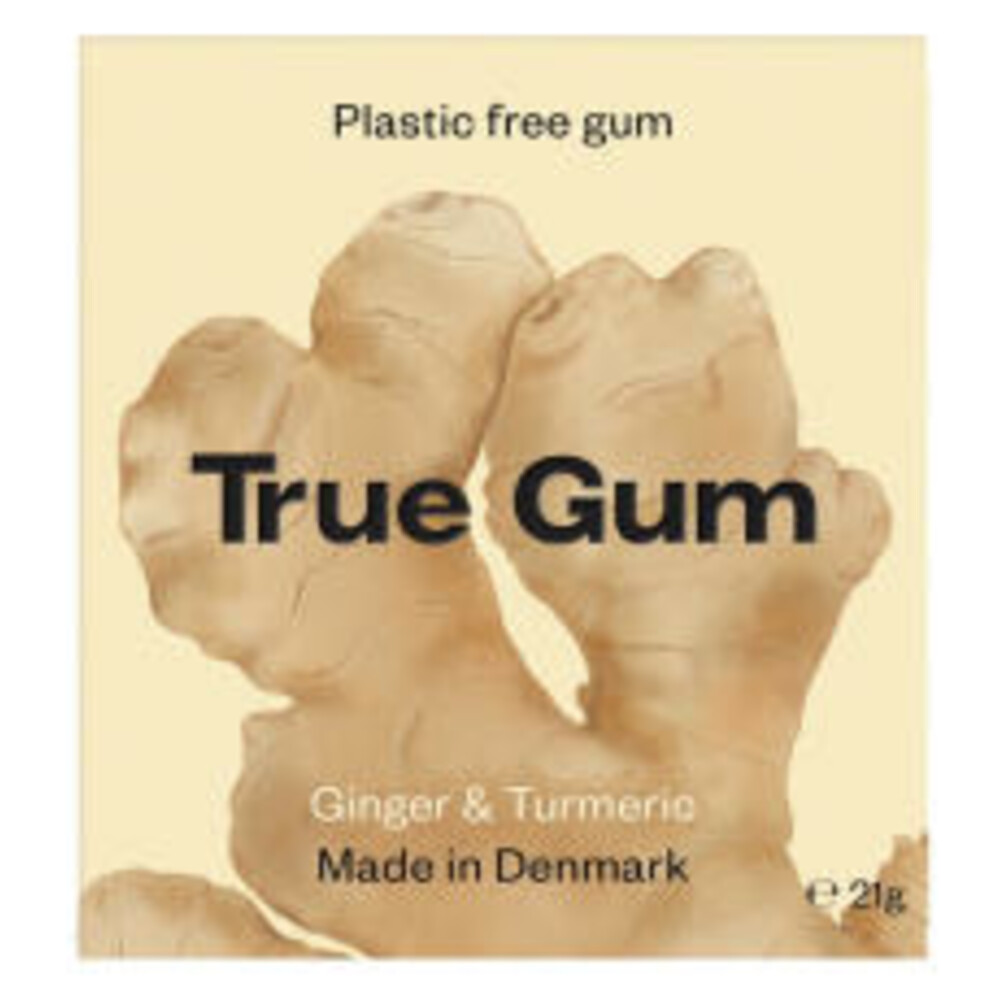 6x True Gum True Mints Ginger&Turmeric 21 gr