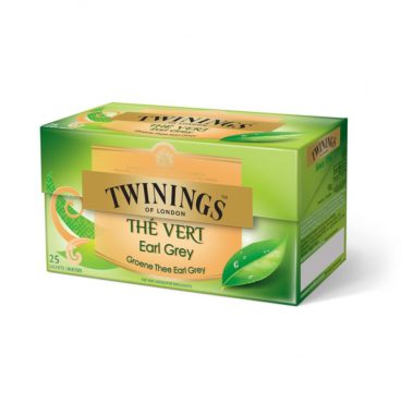 3x Twinings Groene Thee Earl Grey 25 zakjes