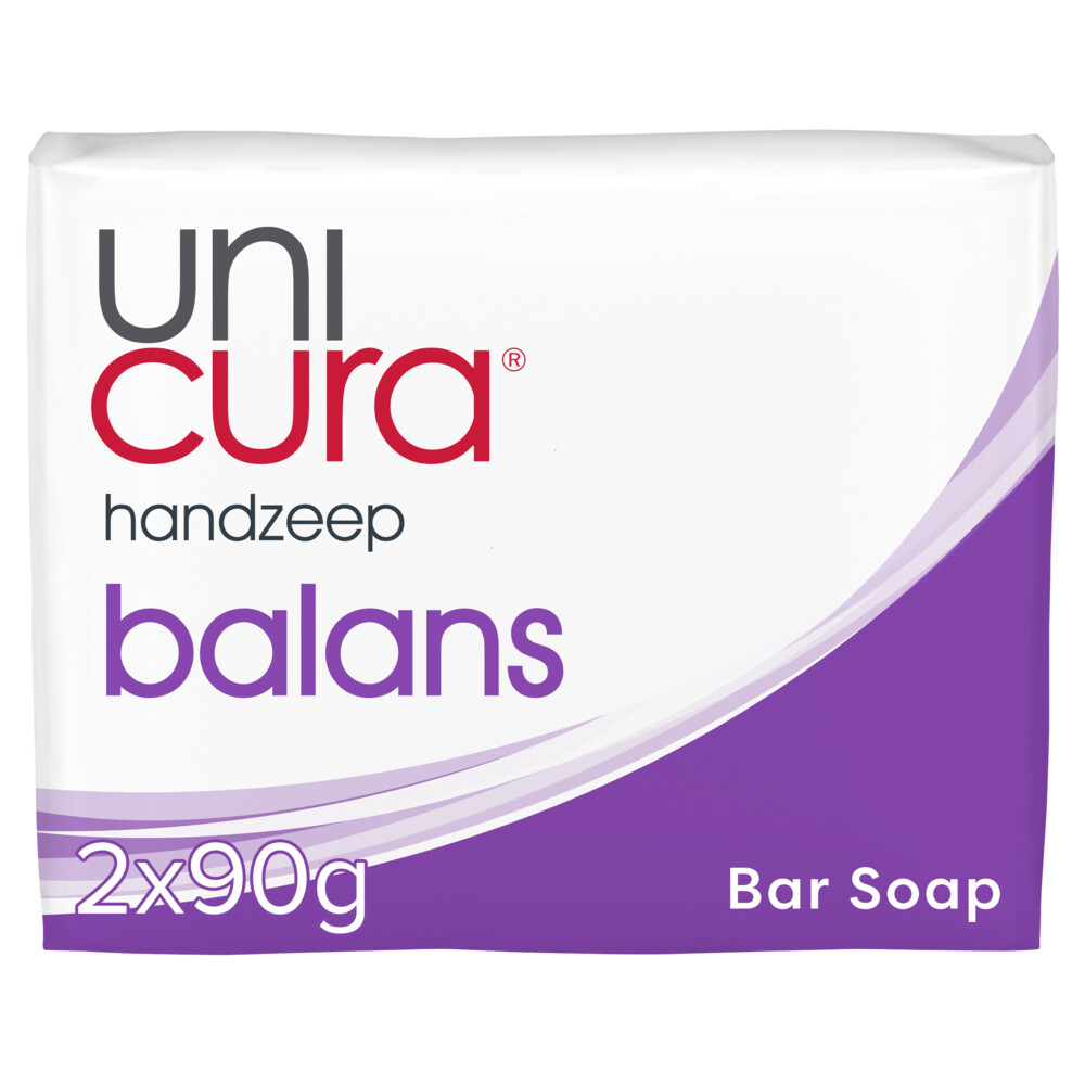 12x Unicura Tabletzeep Anti Bacterieel Balans 180 gr