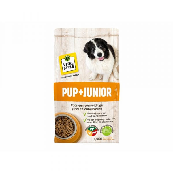 VITALstyle Hondenvoer Puppy - Junior 8 kg