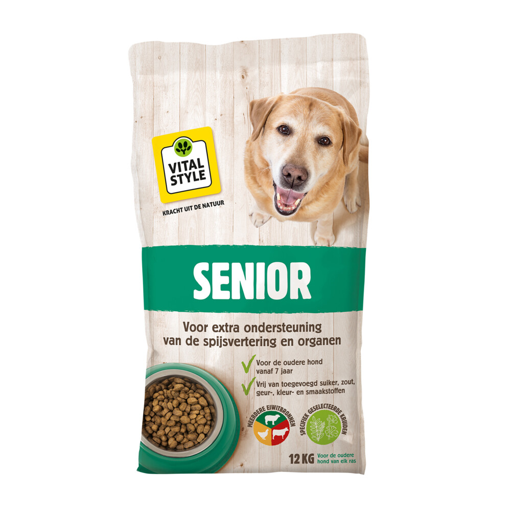 VITALstyle Hondenvoer Senior 12 kg