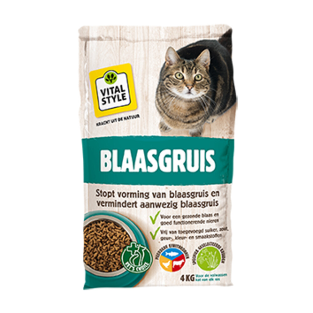 VITALstyle Kattenvoer Blaasgruis 4 kg