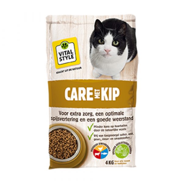 VITALstyle Kattenvoer Care Kip 4 kg