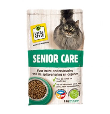 VITALstyle Kattenvoer Care Senior 4 kg