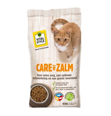 VITALstyle Kattenvoer Care Zalm 10 kg