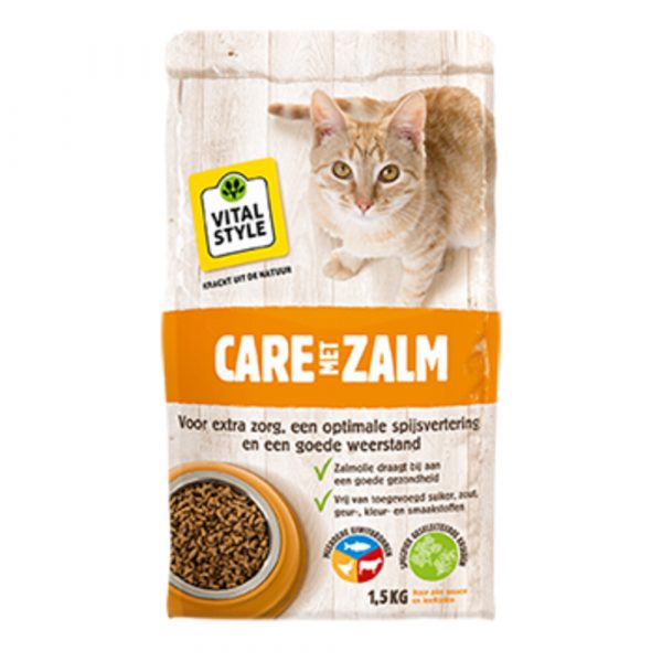 VITALstyle Kattenvoer Care Zalm 1