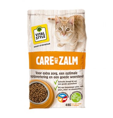 VITALstyle Kattenvoer Care Zalm 4 kg