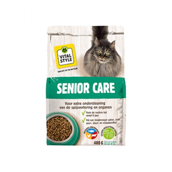 VITALstyle Kattenvoer Senior Care 400 gr