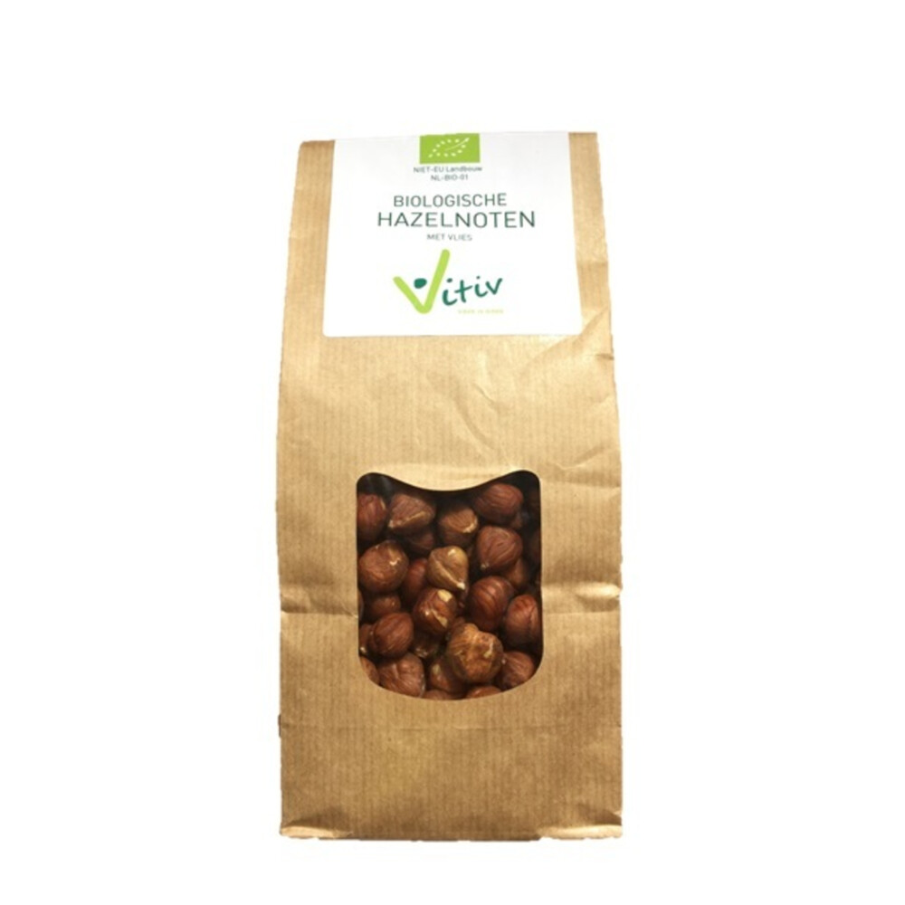 VITIV Hazelnoten Met Vlies Biologisch 250 gr