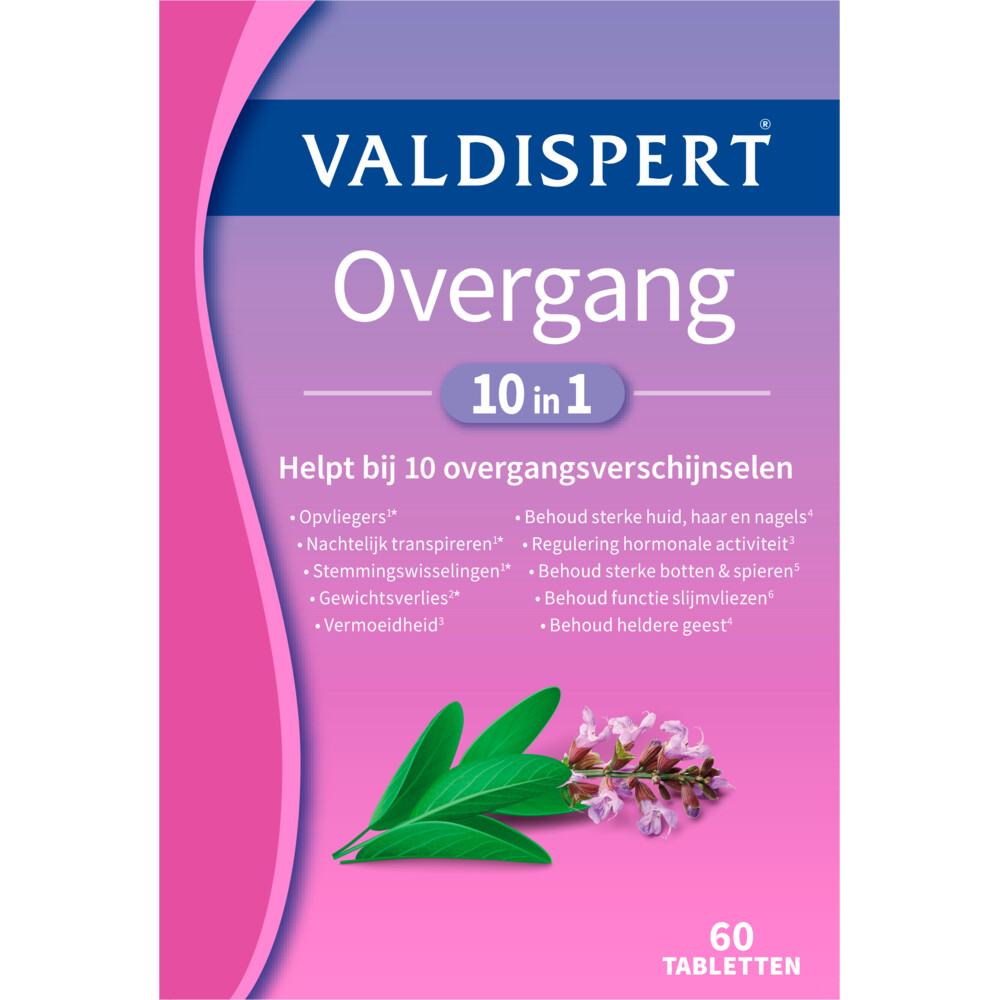 Valdispert Overgang 10 in 1 60 tabletten