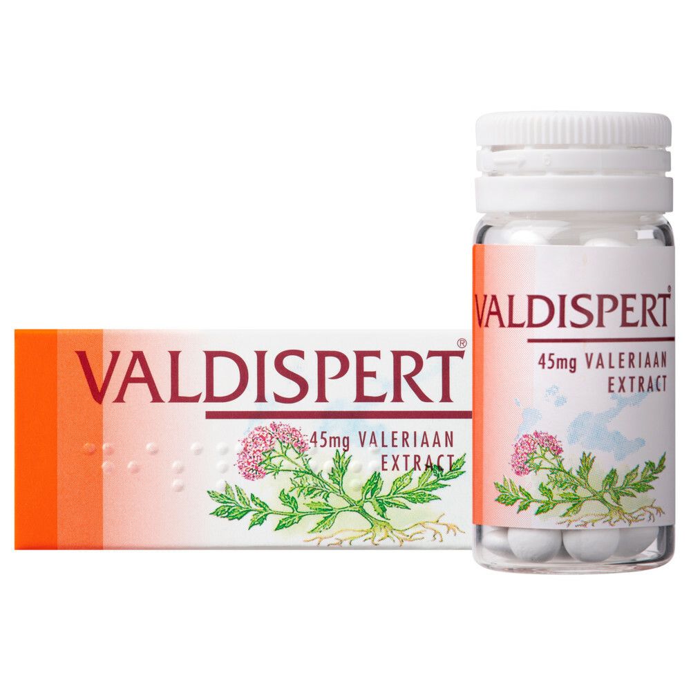 Valdispert Valeriaan Extract 45 mg 100 Dragees