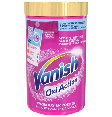 6x Vanish Oxi Action Wasbooster Poeder Gekleurde en Witte Was 1500 gram