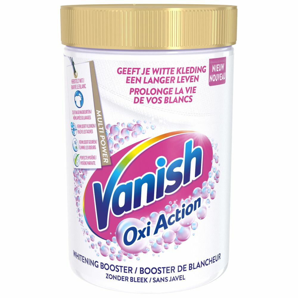 6x Vanish Oxi Action Whitening Booster Poeder Witte Was 710 gram