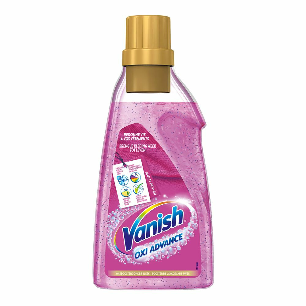 6x Vanish Oxi Advance Wasbooster Gel 750 ml