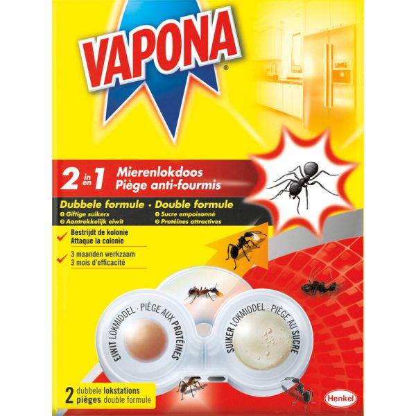 10x Vapona Dubbele Mierenlokdoos 2 stuks