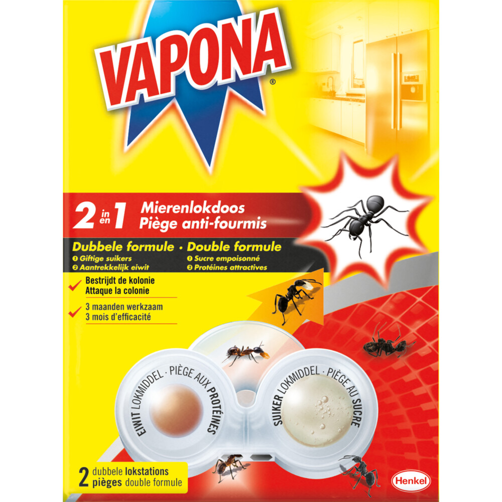 10x Vapona Dubbele Mierenlokdoos 2 stuks