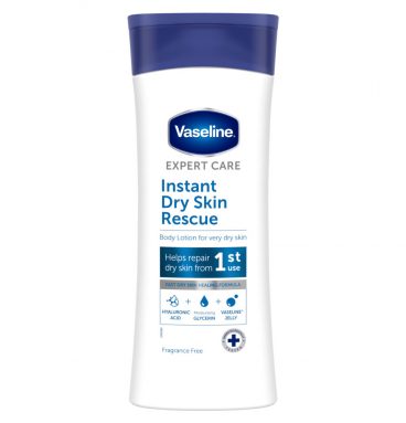 6x Vaseline Bodylotion Expert Care Instant Dry Skin Rescue 400 ml