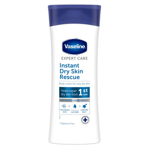 6x Vaseline Bodylotion Expert Care Instant Dry Skin Rescue 400 ml