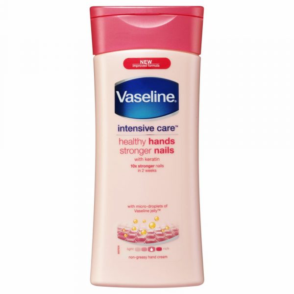 4x Vaseline Handcreme Healthy Hands&Stronger Nails 200 ml