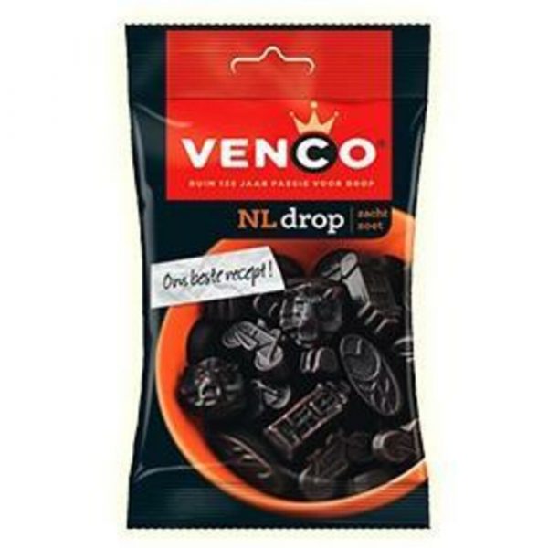 3x Venco Nederlandse Drop Zacht Zoet 100 gr