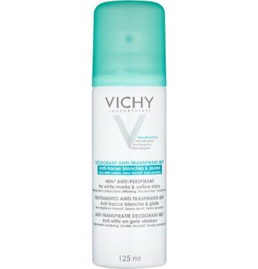 Vichy 48Hr Anti-Transpiratie en Anti-Witte en Gele Vlekken Deodorant Spray 125 ml