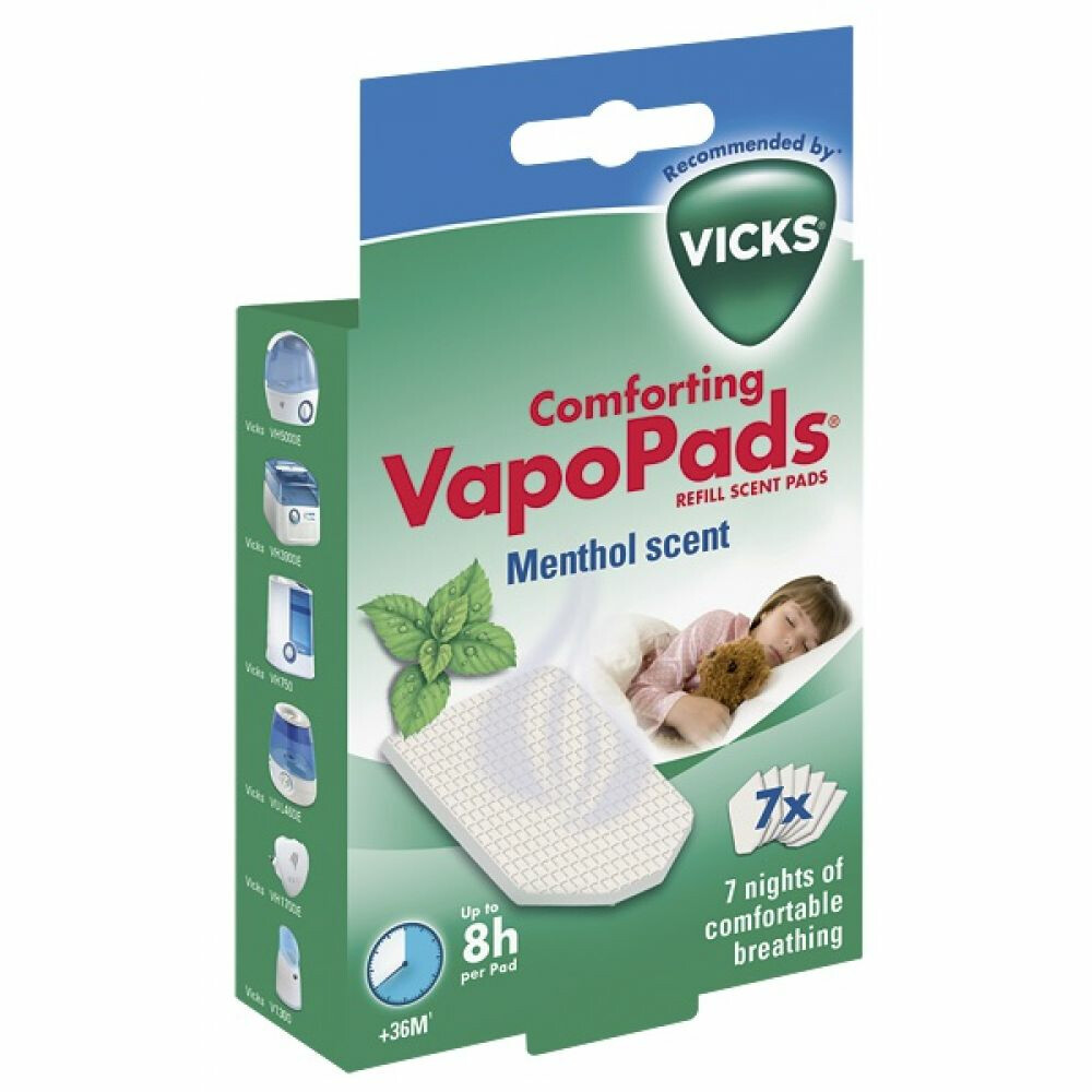 Vicks Geurpads Menthol 7 stuks