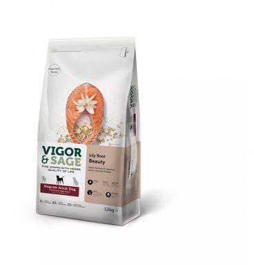 Vigor&Sage Hondenvoer Regular Lilly Root Beauty 12 kg