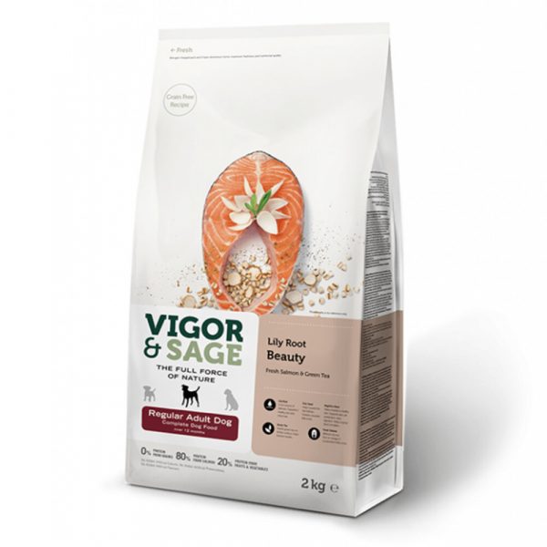 Vigor&Sage Hondenvoer Regular Lilly Root Beauty 2 kg