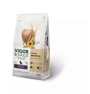 Vigor&Sage Kattenvoer Well-Being Ginseng 10 kg