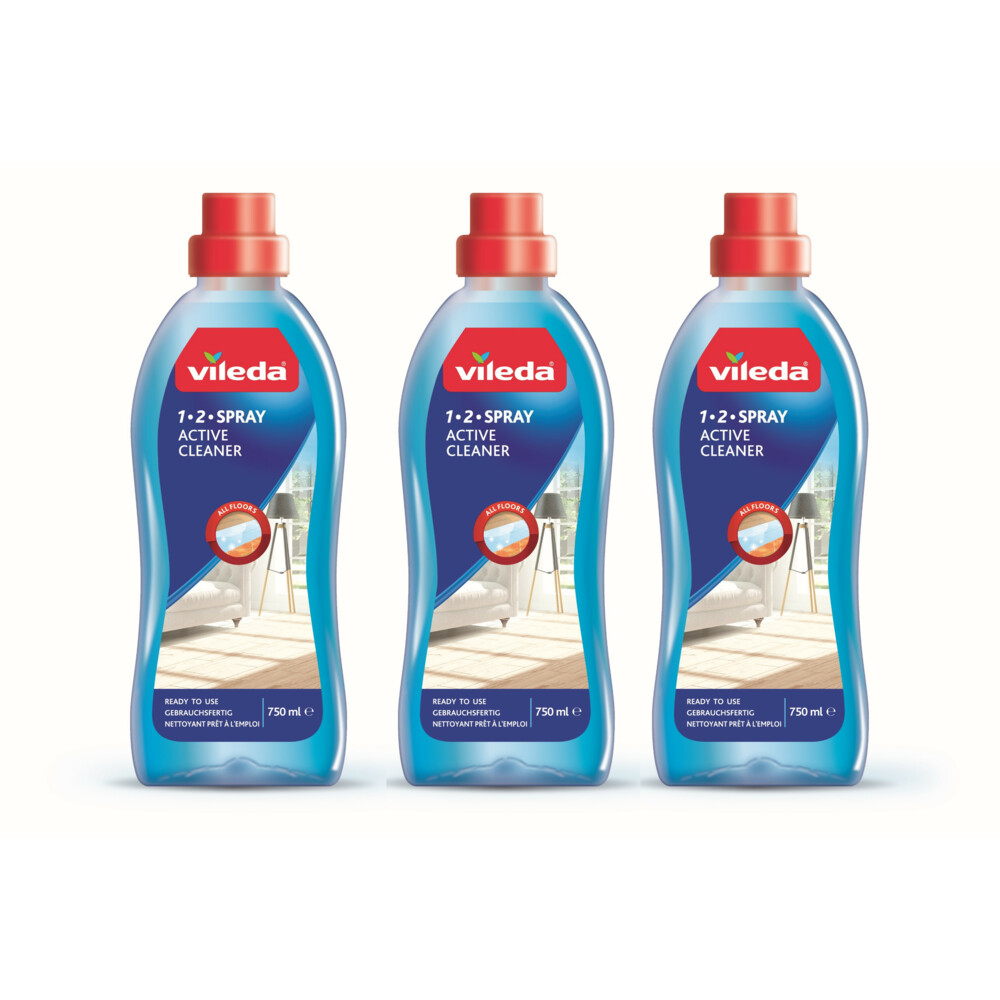 Vileda 1-2 Spray Liquid 3x 750 ml