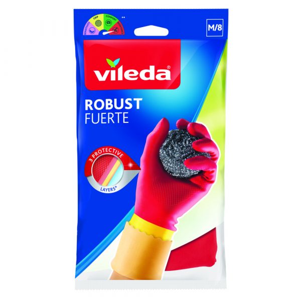 12x Vileda Handschoenen Robust Medium 1 paar