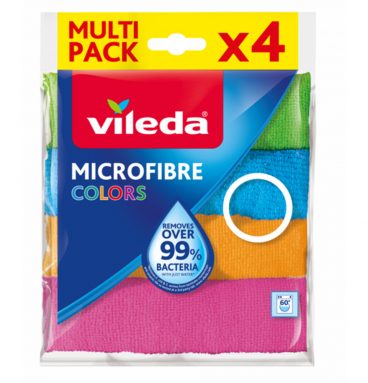 4x Vileda Microvezeldoek Colors 4 stuks