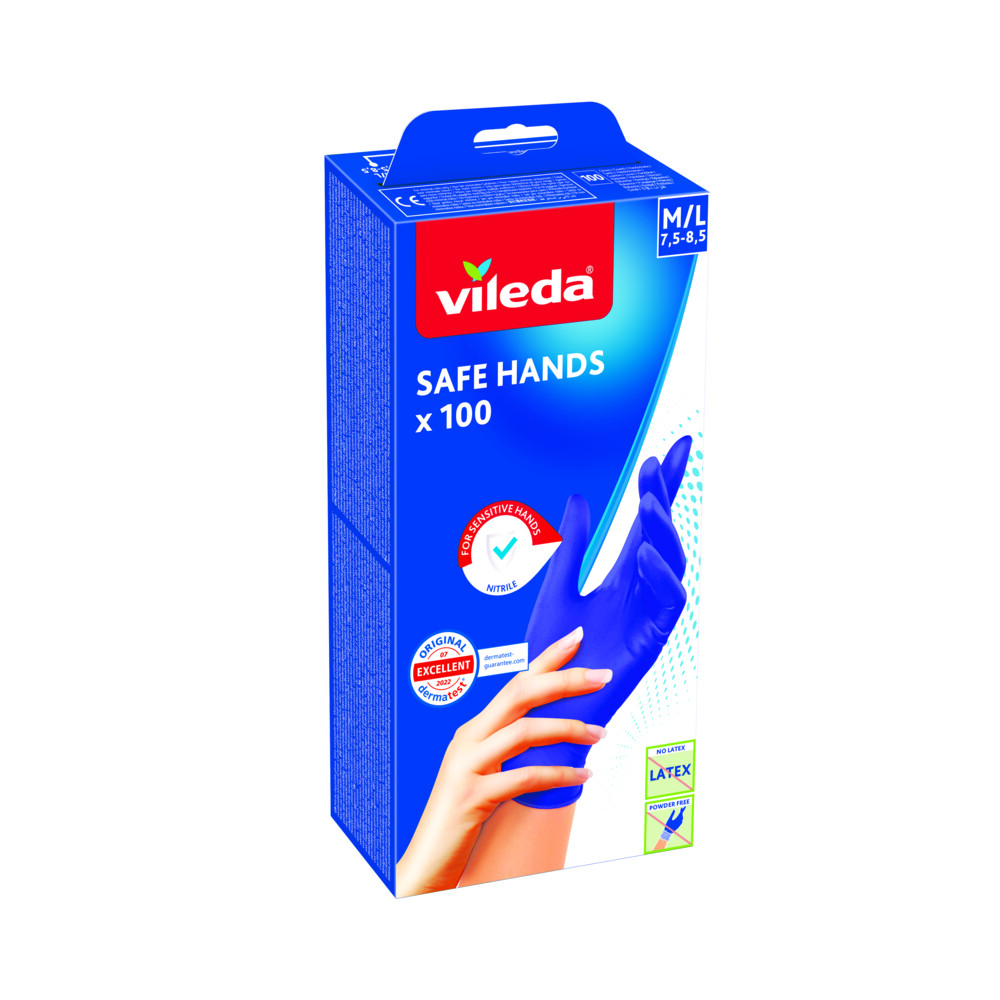 Vileda Safe Hands Handschoenen 100 Stuks