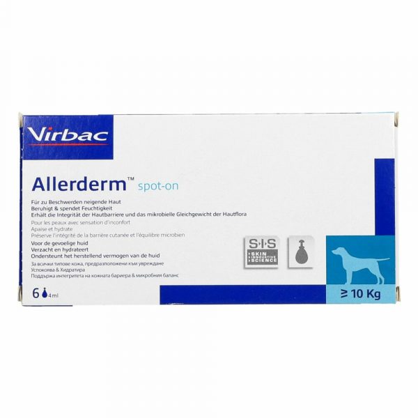 Virbac Allerderm Spot-On 6 x 2 ml