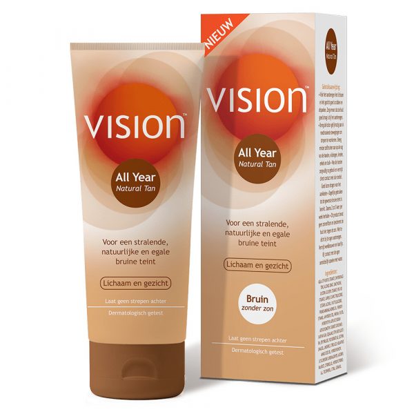 2x Vision All Year Natural Tan 150 ml