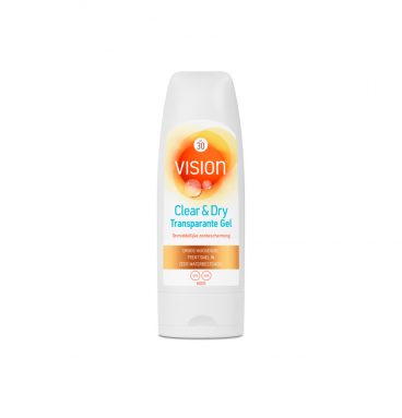 6x Vision Clear&Dry Transparante SPF 30 Gel 185 ml