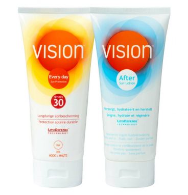 Vision SPF30 Zonnebescherming&Verzorging Pakket