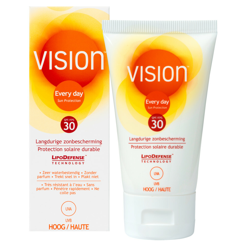 2x Vision Zonnebrand Every Day Sun SPF 30 50 ml