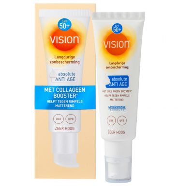 2x Vision Zonnebrand Face Absolute Anti-Age SPF 50 50 ml