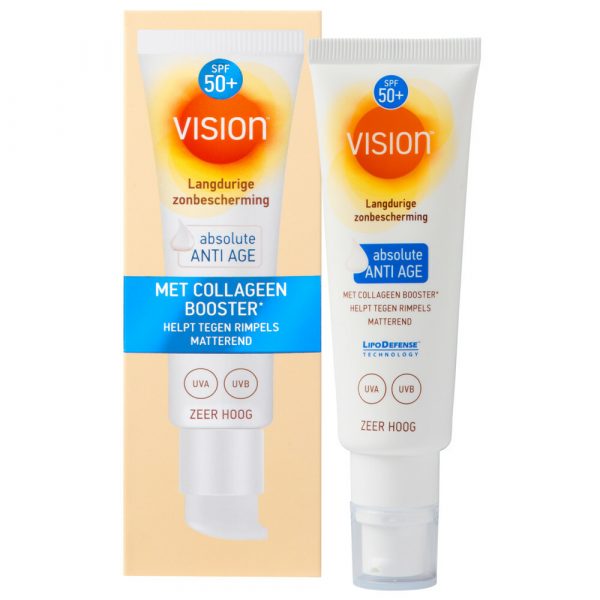 2x Vision Zonnebrand Face Absolute Anti-Age SPF 50 50 ml