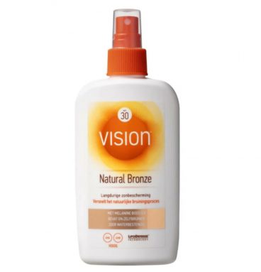 2x Vision Zonnebrand Natural Bronze SPF 30 185 ml