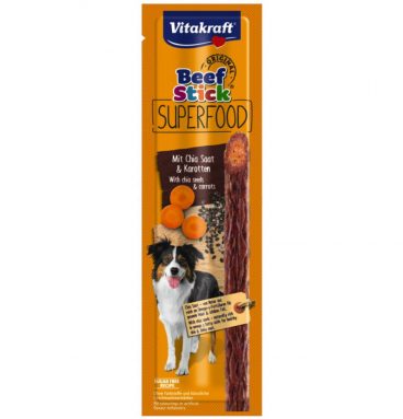 Vitakraft Beef Stick Superfood Wortel - Chiazaad 25 gr