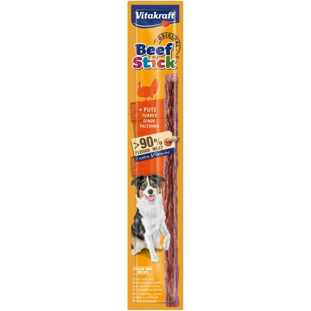 Vitakraft Beefstick Hond Kalkoen 12 gr