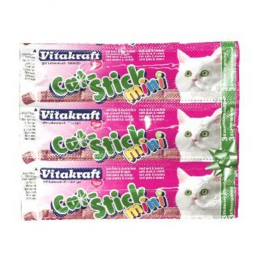 Vitakraft Cat-Stick Mini eend - Konijn 3 stuks